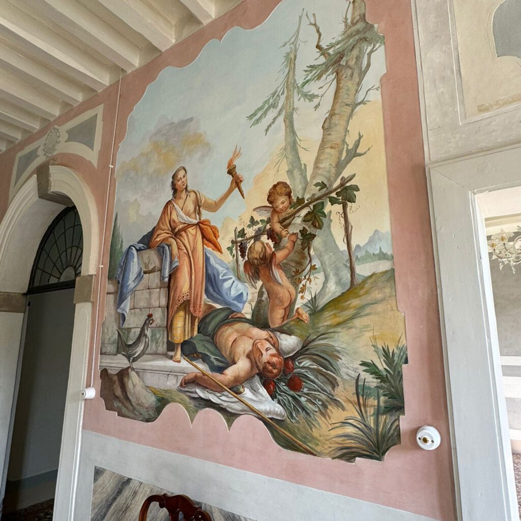 affreschi 5 villa morosini 1518 padova