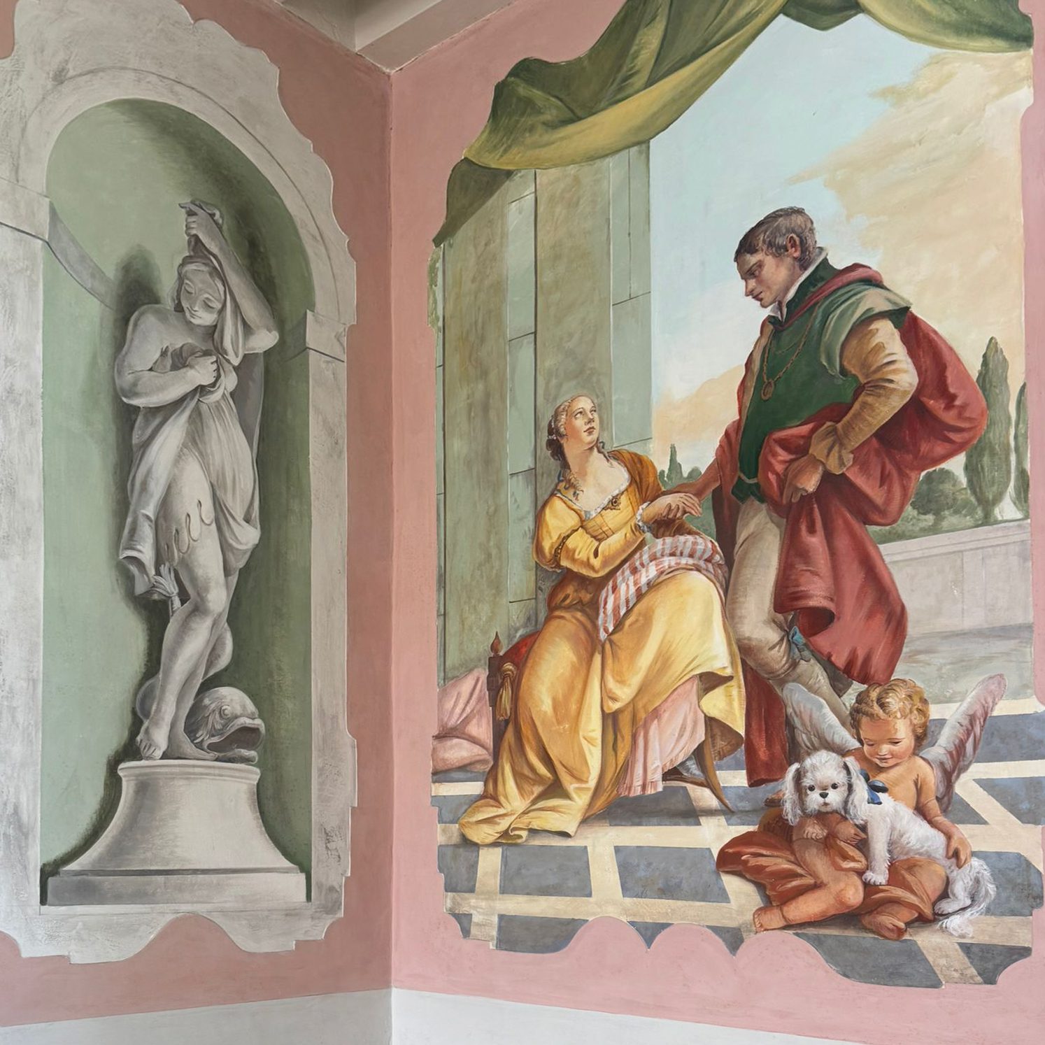 affreschi top villa morosini 1518 padova