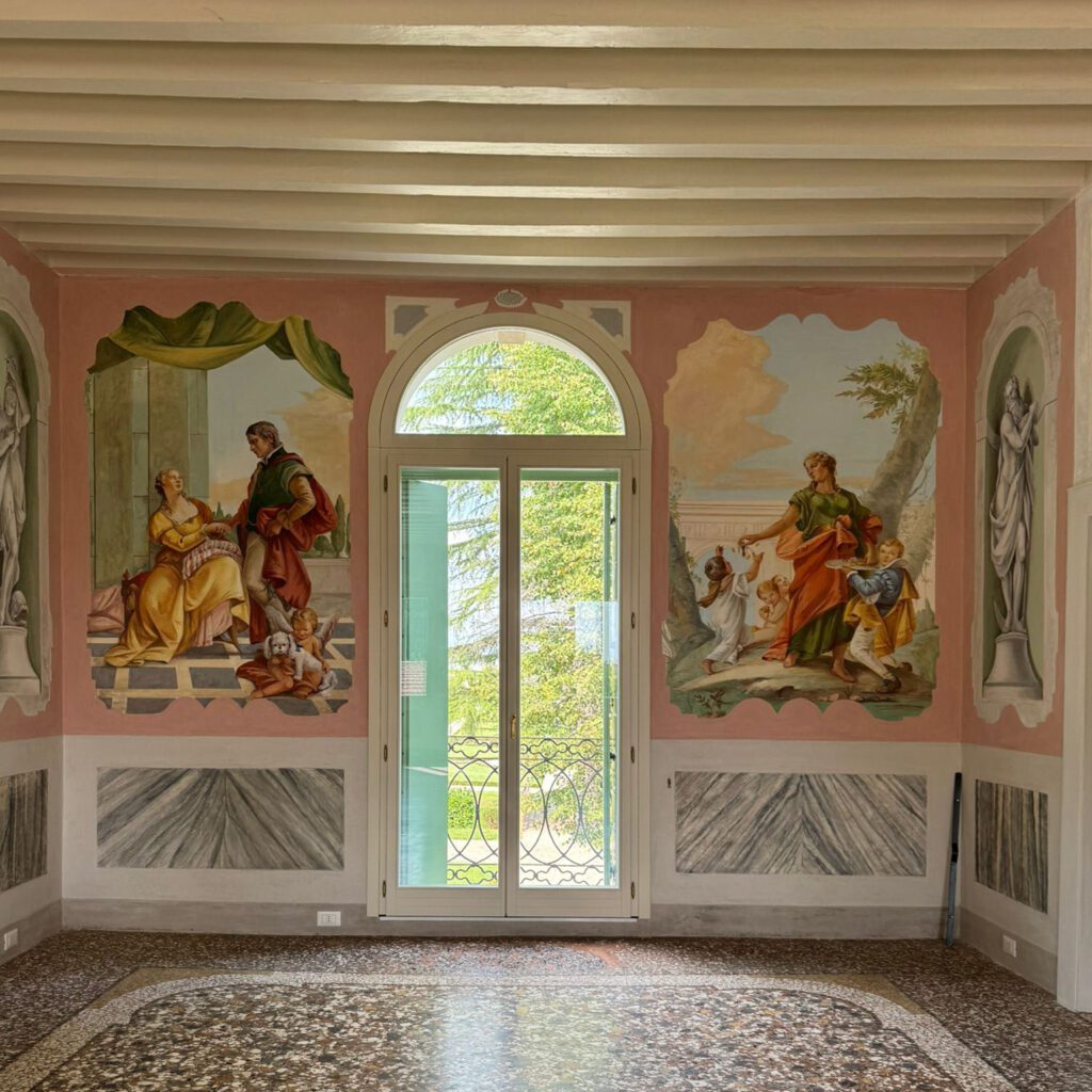 particolare interno villa morosini 1518